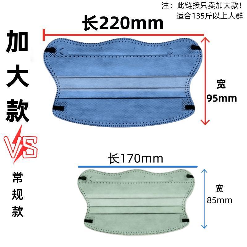 加大号蝴蝶形防晒口罩：大脸美女的高颜值救星，云朵般轻薄透气的秘密武器！