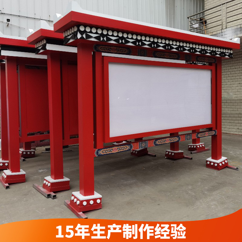 户外不锈钢宣传栏定制：校园文化墙展示栏加厚烤漆公告栏挂墙，如何玩转校园文化传播？