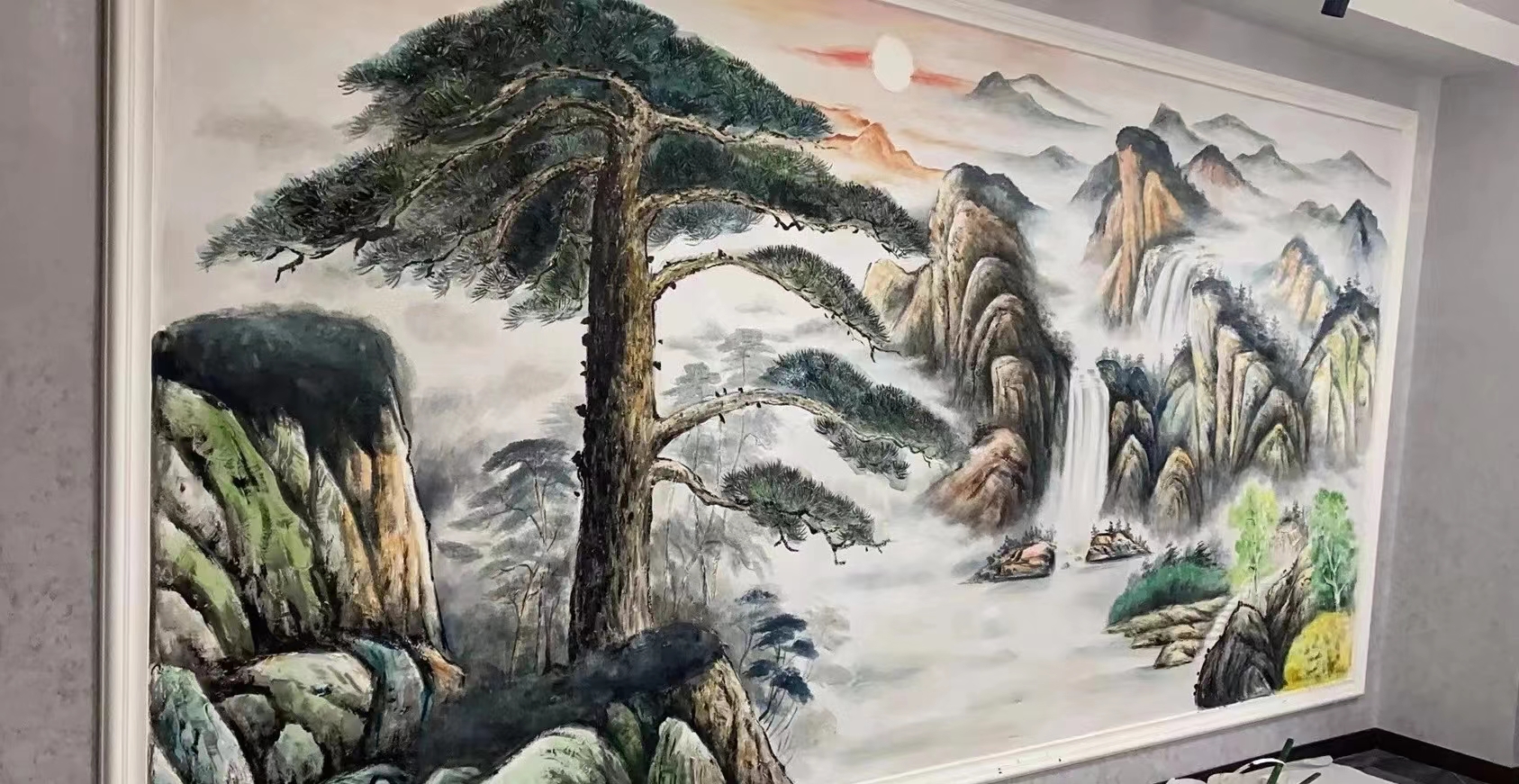 深圳东莞惠州上门墙绘：给你的家来点艺术气息，定制专属3D立体画涂鸦墙绘