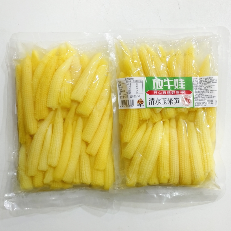 玉米笋商用500g：酒店餐饮的秘密武器，火锅串串麻辣烫的美味源泉！