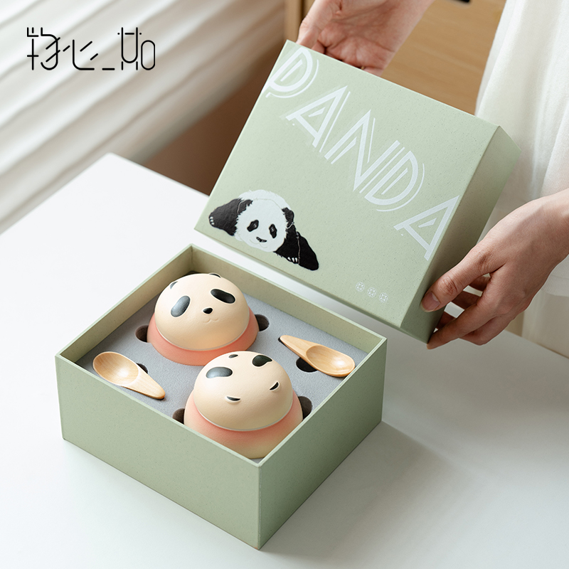 一器间创意熊猫茶叶罐：给老外客户的最佳伴手礼！