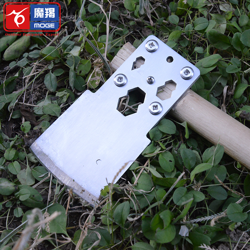 户外生存必备神器！不锈钢多功能刀卡，你的野营救生伙伴