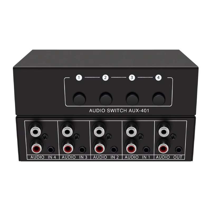 仝丽音频切换器4进1出：声音切换神器，轻松搞定多设备音频共享难题！