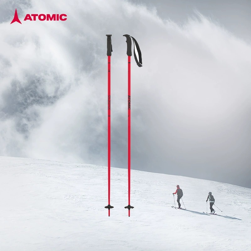 ATOMIC阿托米克滑雪杖2425新品：碳/铝质杖杆，征服全山形滑雪的神器！