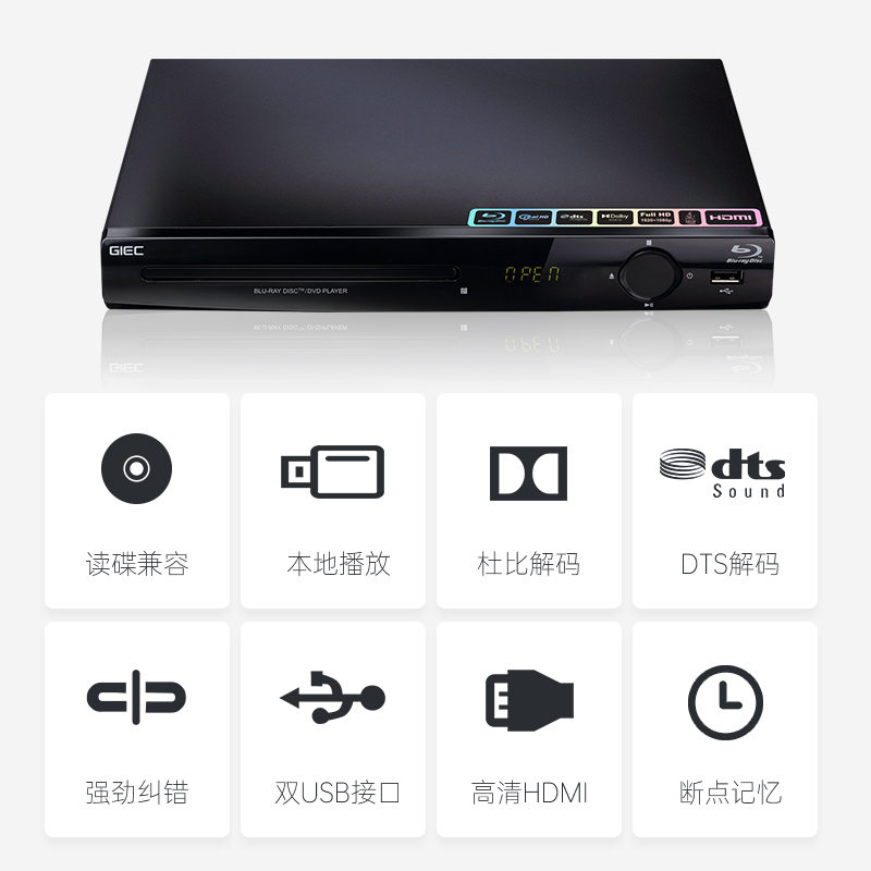 GIEC杰科BDP-G3606：4K时代的家庭影院革命，你准备好了吗？