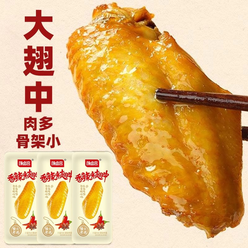卤鸭翅：解馋神器，一口入魂的美味！