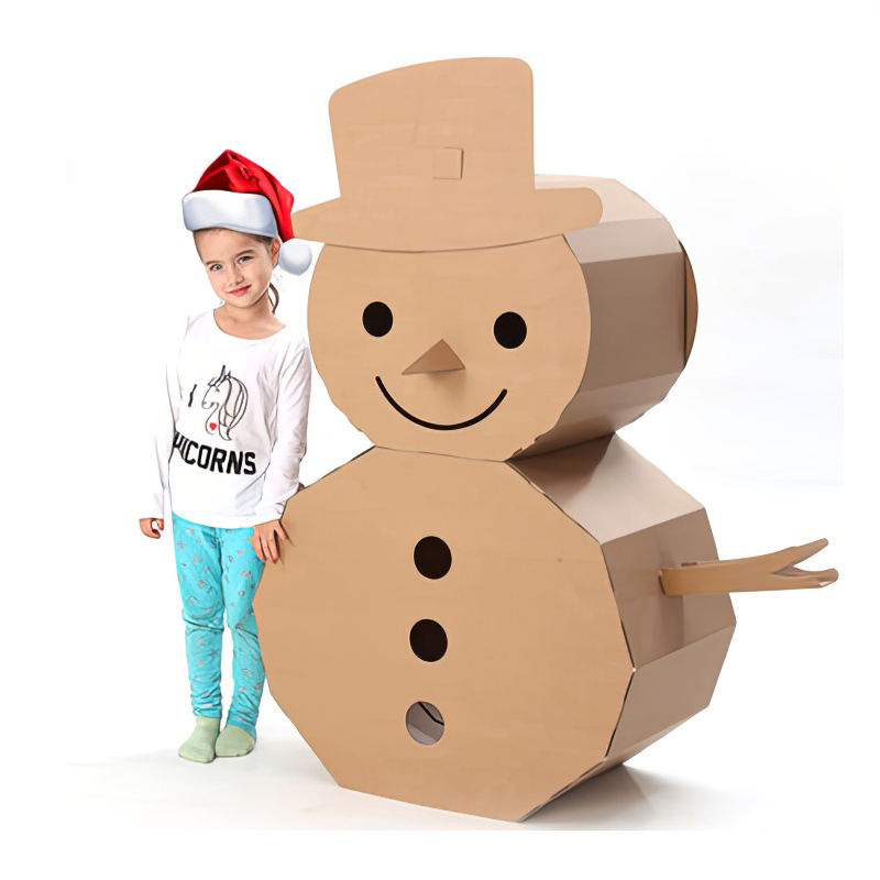 幼儿园手工制作材料纸箱玩具圣诞树DIY：打造专属节日氛围✨