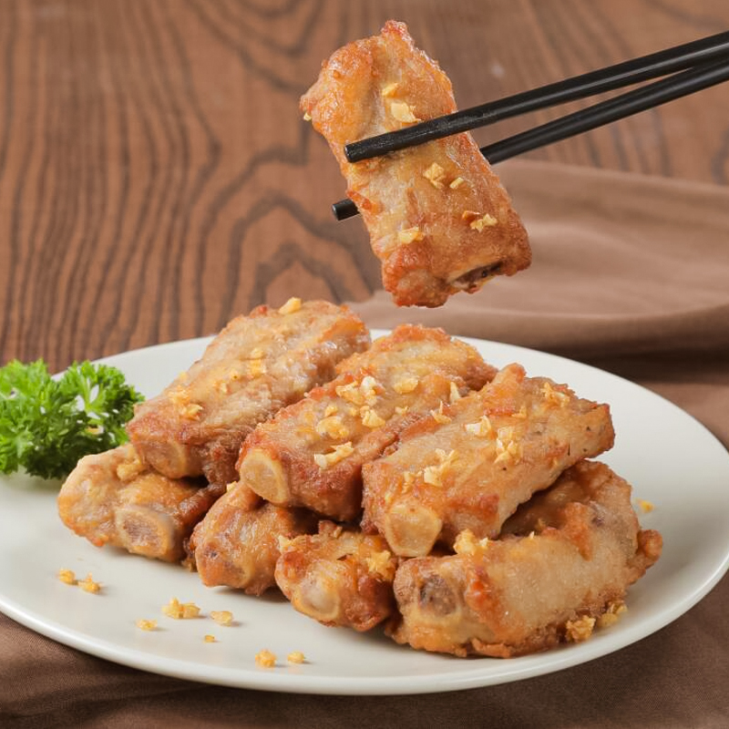 新雨润蒜香骨裹粉：解锁厨房新手的美食魔法，蒜香排骨半成品大公开！