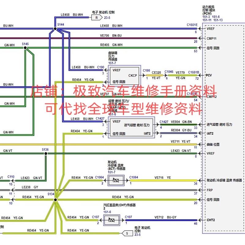 福特金牛座F150 EVOS维修手册：解锁电路图的秘密，让你成为修车高手️