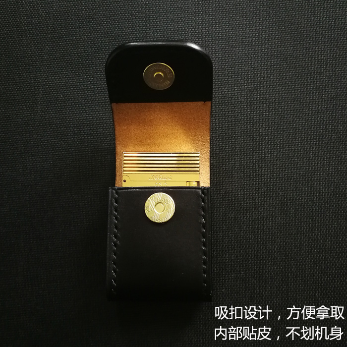 私域打火机皮套真皮创意！都彭朗声L2火机套壳保护套子包外壳，这波不冲真的亏大了