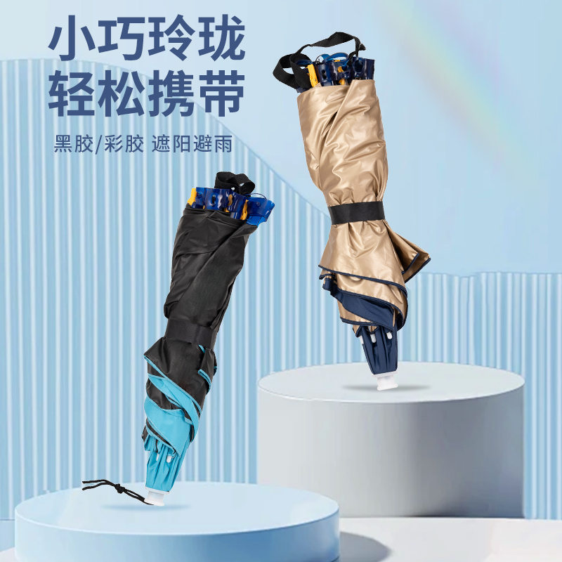 儿童伞帽头戴式雨伞：户外钓鱼防晒神器，保护宝贝的秘密武器！