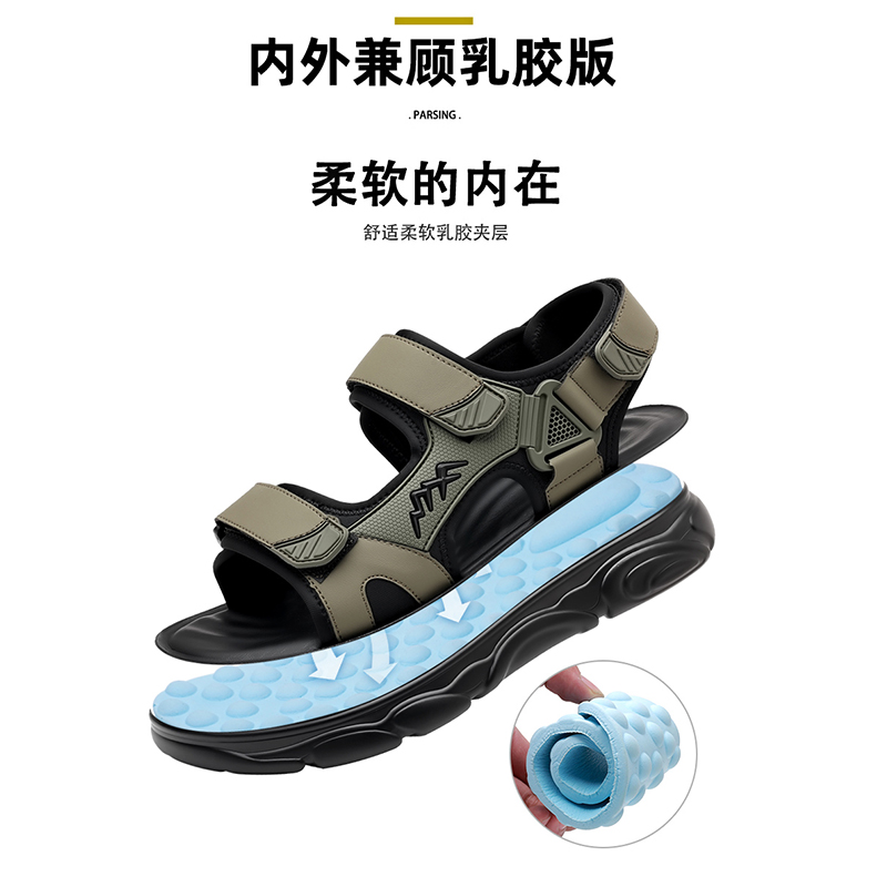 男士凉鞋2025新款：夏日必备，时尚与舒适并存的沙滩鞋推荐！