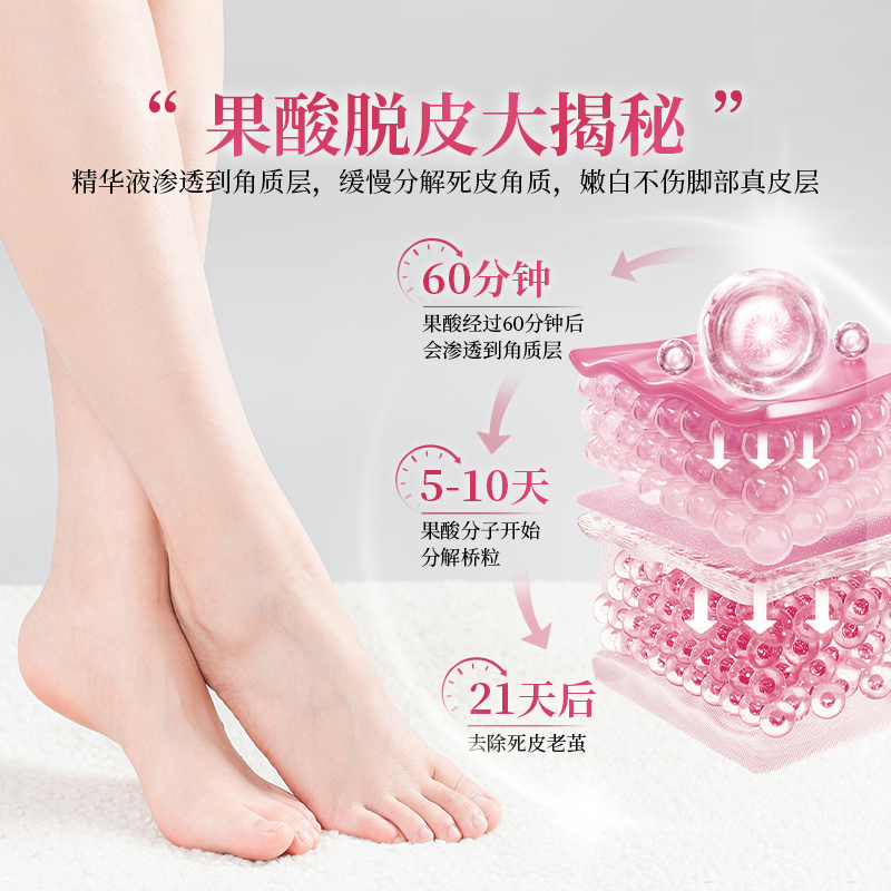 Babyfoot足膜：日本进口，轻松告别脚后跟干裂，恢复光滑美足