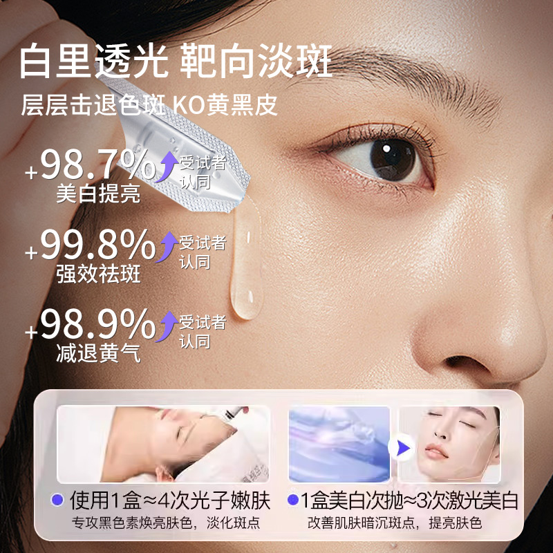 奕雪凝润颜透肌精华液：敏感肌救星，美白祛斑祛痘全搞定！