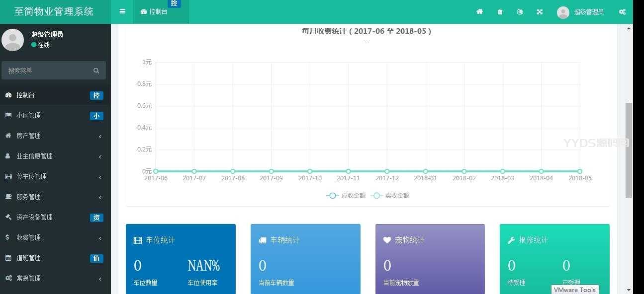 ThinkPHP5多小区物业管理系统源码(支持多小区)