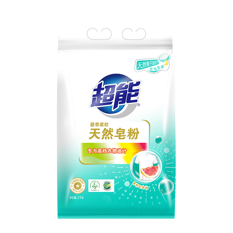 超能天然皂粉3kg*4袋：家庭洗衣新宠？真实测评+避坑指南