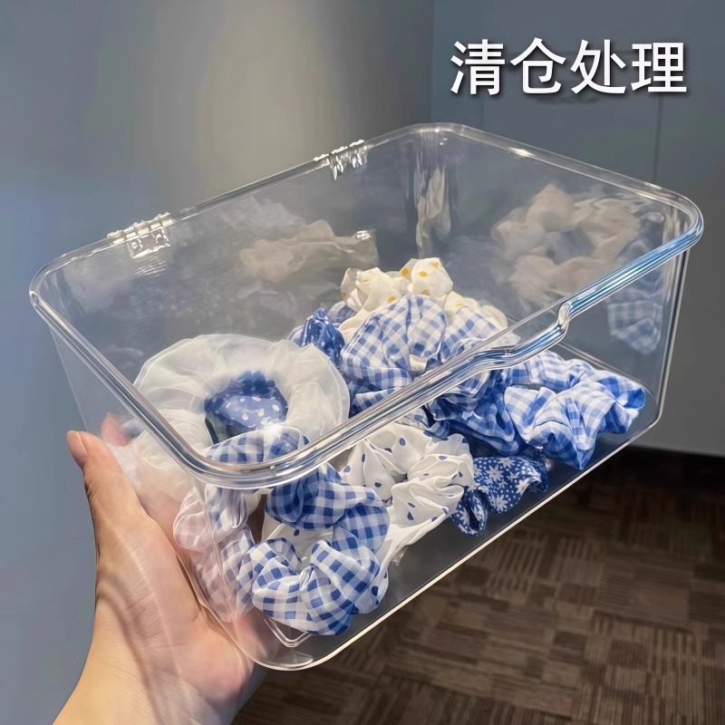 口罩收纳盒：透明防尘整理盒，防疫入户必备神器！