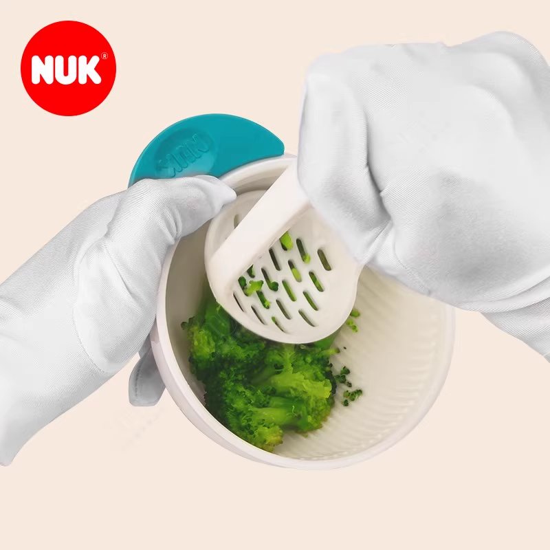 德国进口NUK研磨碗：宝宝辅食制作神器，新手爸妈必备！