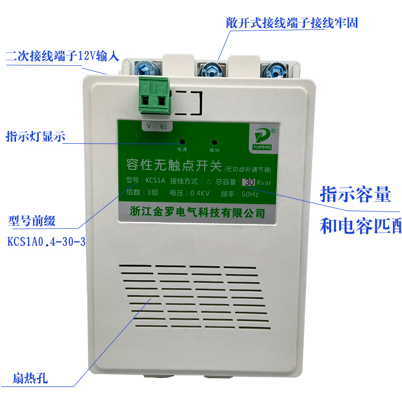 动态补偿晶闸管开关/动态无触点开关WY-TSC-30/0.48-G/F：电力系统中的智能守护神