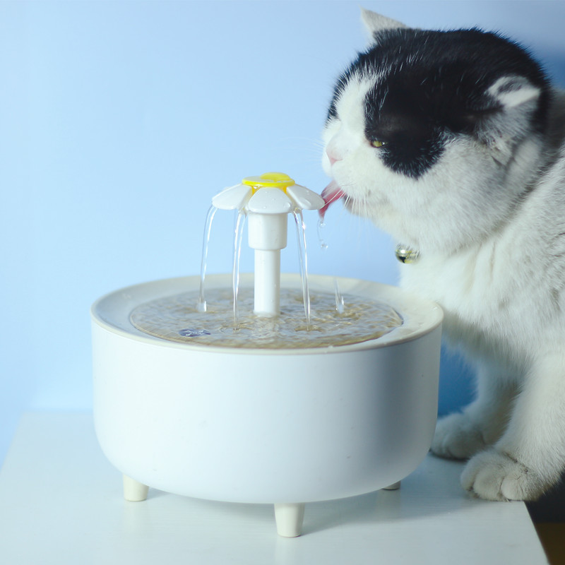 猫咪饮水机：自动循环流动静音活水，不湿嘴喝水神器，智能宠物喂水盆
