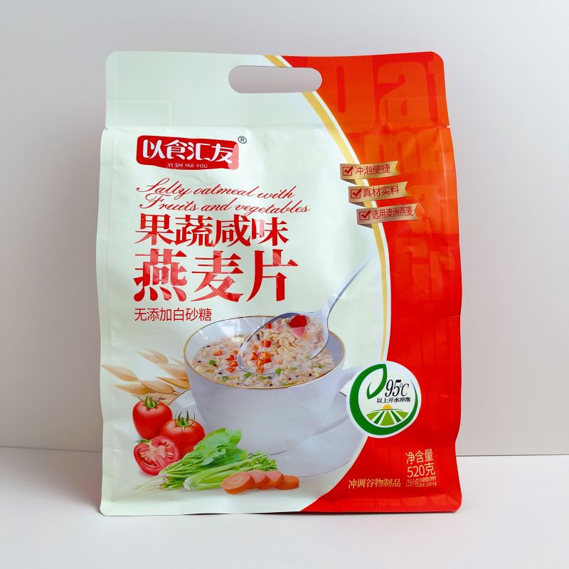 以食汇友果蔬咸味燕麦片：宿舍里的网红营养早餐，独立包装让你随时随地享受美味！