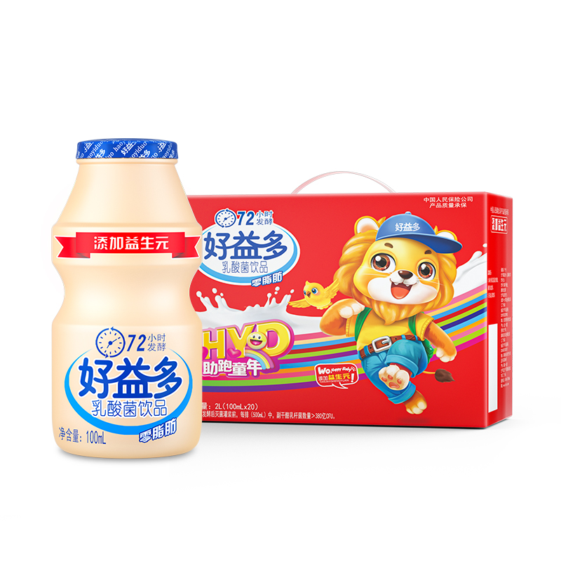 好益多乳酸菌饮料：孩子们的健康零食新选择，整箱优惠来袭！
