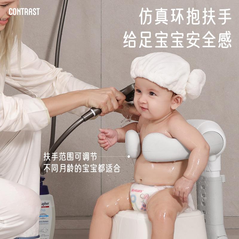 婴幼儿童洗澡神器大揭秘：宝宝站立洗浴澡盆，解放双手的沐浴新体验！