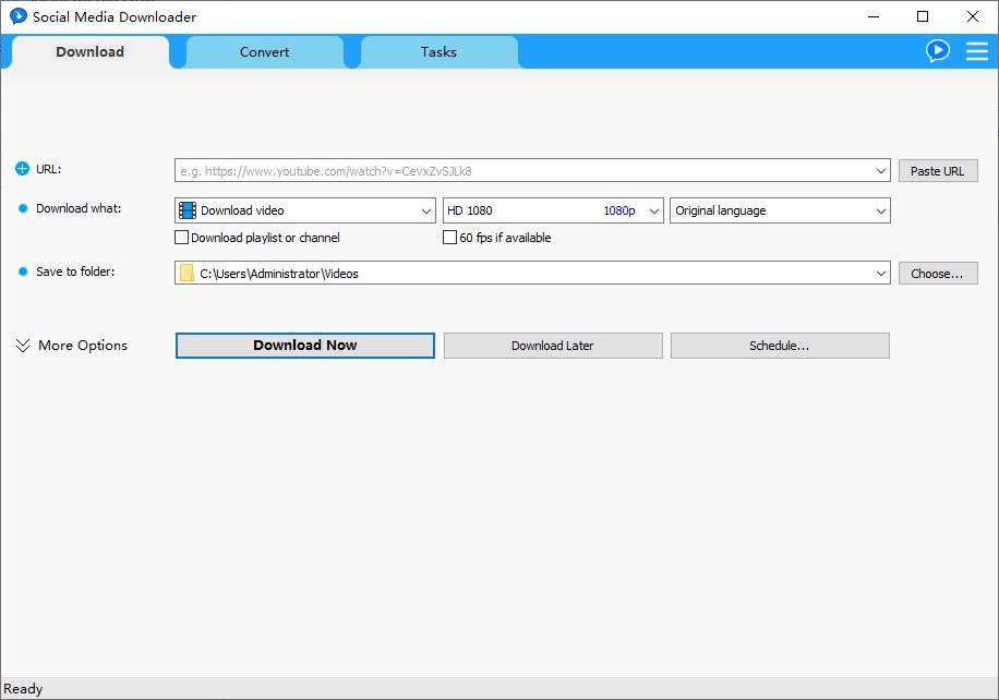 Social Media Downloader(社交媒体下载工具) v8.5.21 便携版