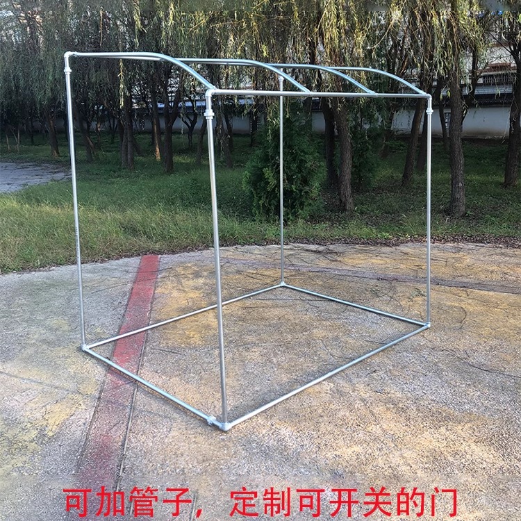 镀锌钢管水管简易花架：打造你的私人花园，葡萄架、遮阳雨棚、保温棚全搞定！