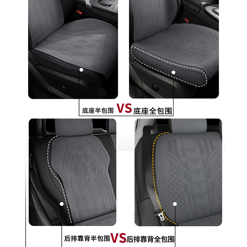 特斯拉Model Y-3改装必备：网红翻毛皮座椅套，四季通用，舒适升级！