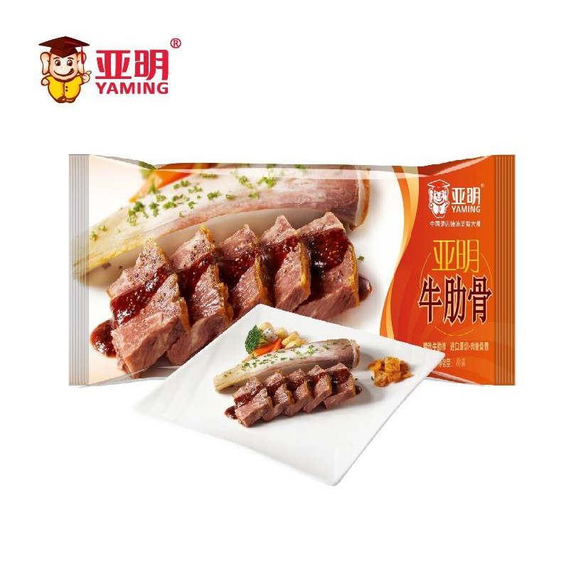 亚明牛肋骨：解锁家庭版五星酒店级美味，整根带骨牛肋排让你大快朵颐！✨
