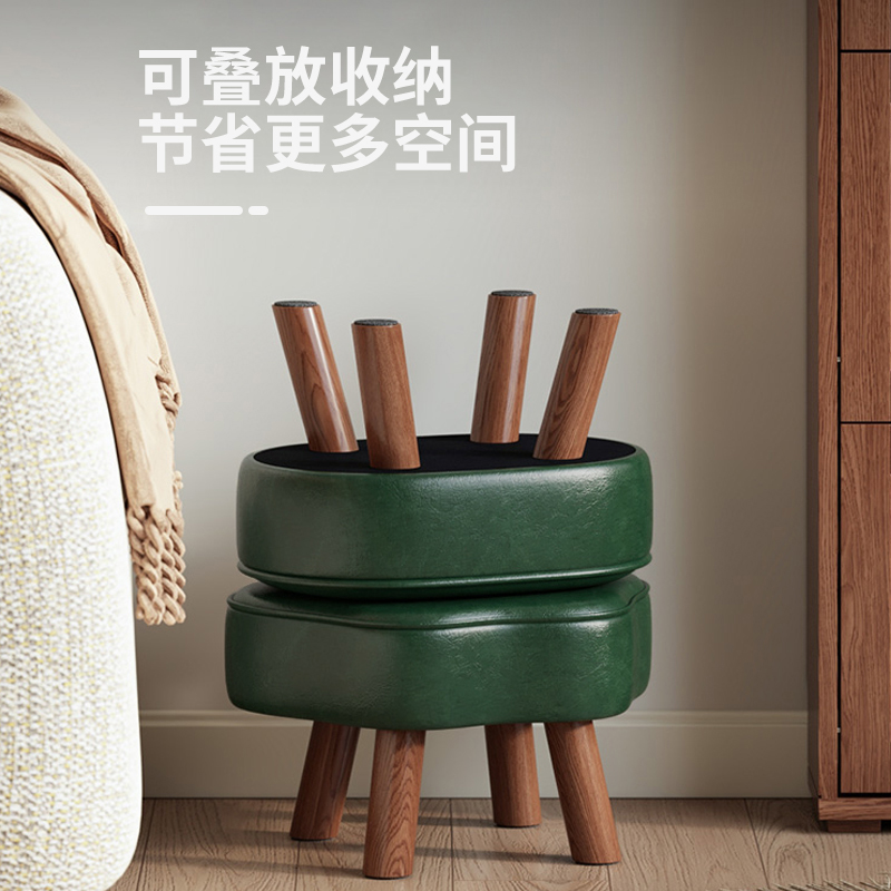 实木换鞋凳：现代轻奢入户必备，一物多用的家居神器！