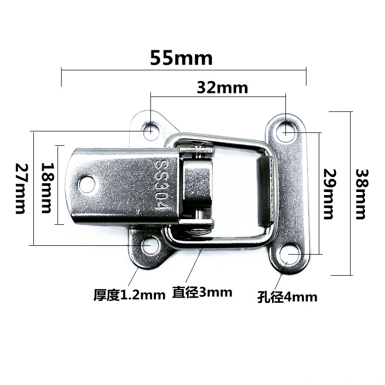 304不锈钢飞机搭扣卡扣：工业美学与实用性的完美结合！️
