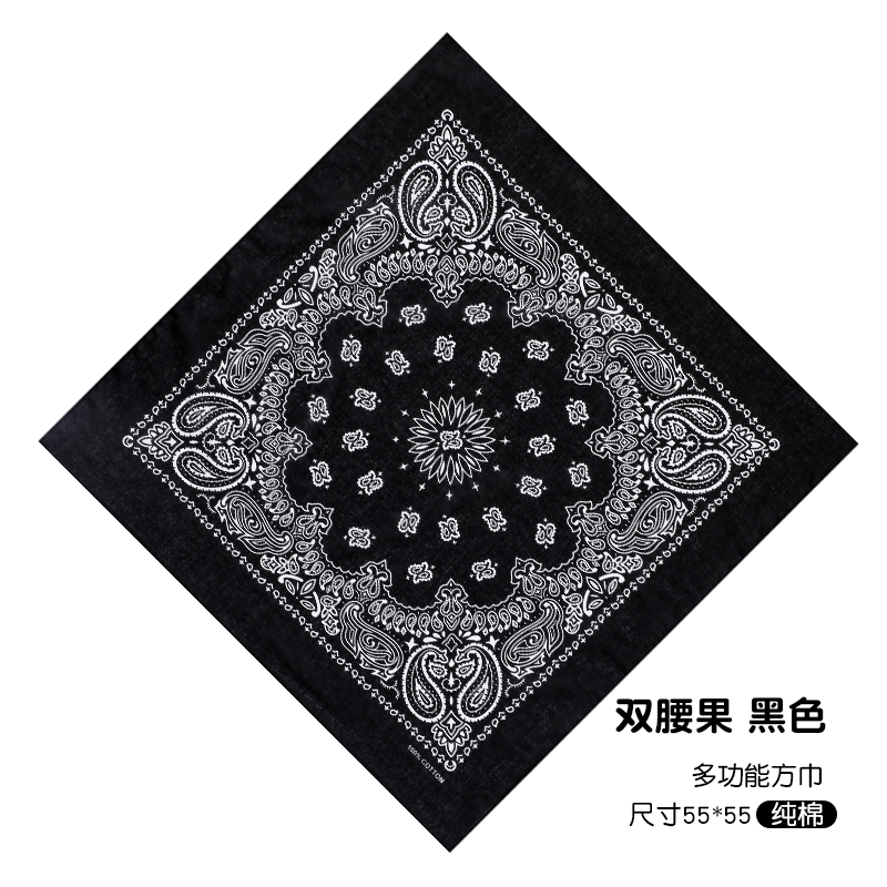 纯棉大方巾，嘻哈头巾新潮流，打造你的街舞时尚ICON！