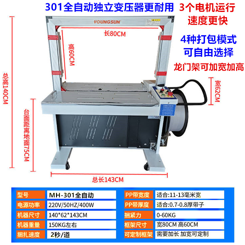 华友牌2025新款热熔双电机打包机：水果木龙骨玻璃电商全屋定制神器！