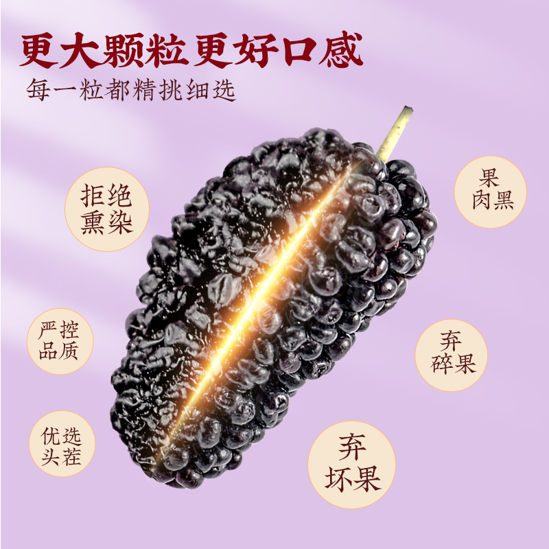 南京同仁堂桑椹干：滋补养生的秘密武器，500g大礼包等你来尝！