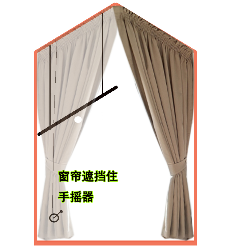 斜顶人字八字复式楼：手动加电动升降机高窗帘，错层跃式中空洋房豪装指南
