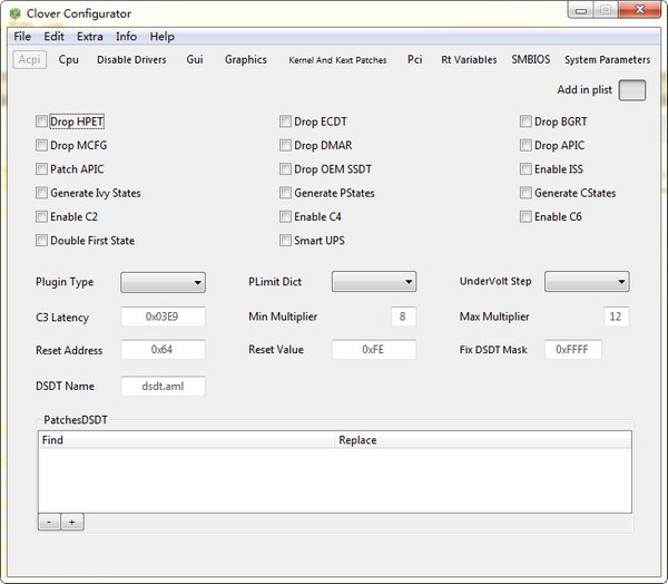 clover configurator for windows(四叶草配置工具)v1.2官方版