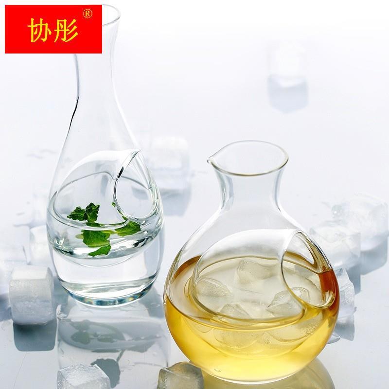 日式玻璃清酒壶套装：大容量无铅玻璃，温酒分酒两不误，让你的餐桌更加精致优雅！✨