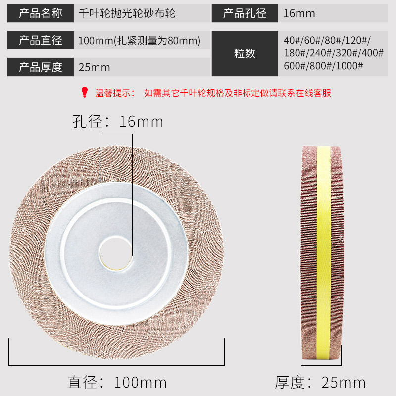 千叶轮抛光片大测评！100-350全系列实测，这波不买真的亏翻天