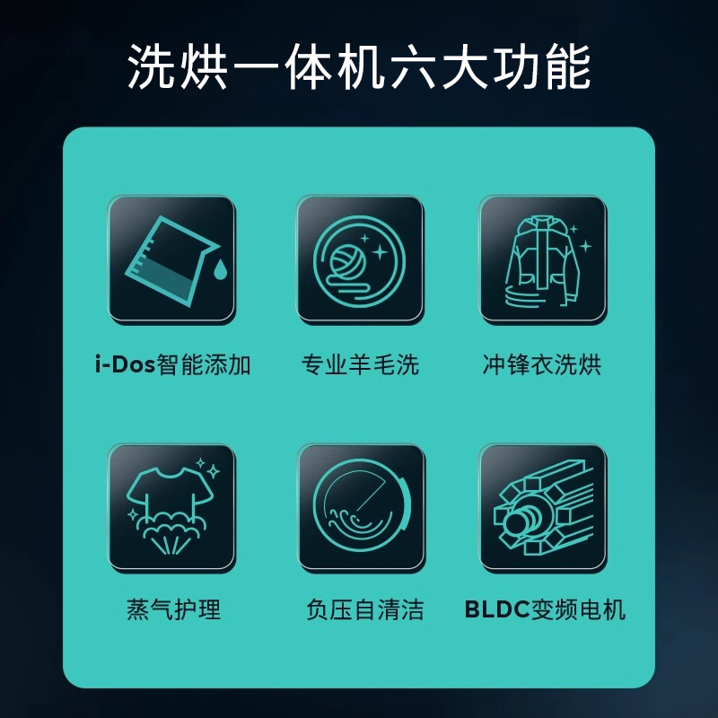 西门子WN52E1A10W无界滚筒洗衣机：湖蕴蓝的洗涤新体验！✨