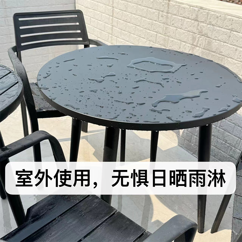 加厚大排档外摆桌椅套装：户外夜市餐饮新宠，啤酒桌圆桌必备神器！