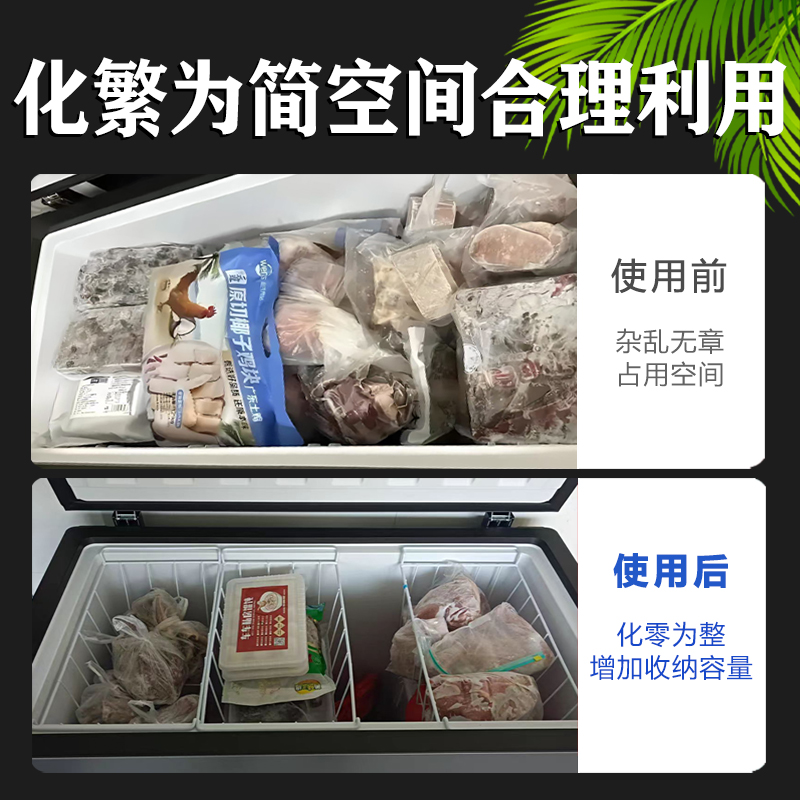冰柜内部置物架大揭秘：家用冷冻神器，分层分格，收纳有道！