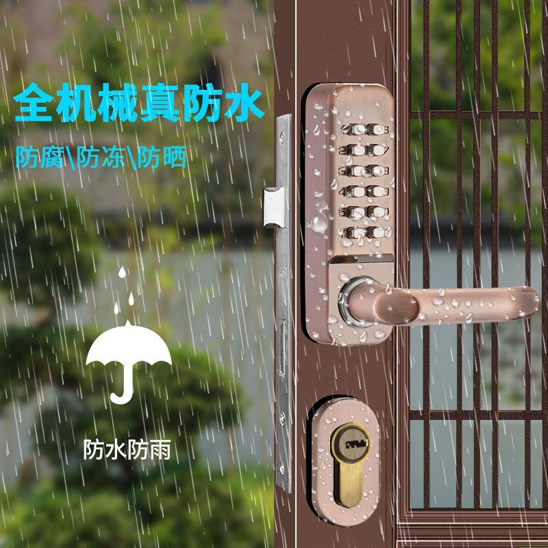 园镂空别墅庭院门锁：智能生活新风尚，开启未来安全新体验
