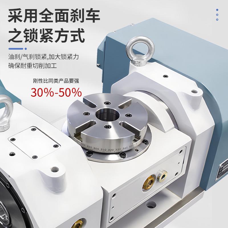CNC五轴分度头：解锁精密制造新维度，高精度数控分度四轴转台的秘密武器！
