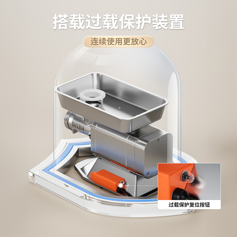 32型不锈钢绞肉机：肉铺神器，解锁美食新境界！