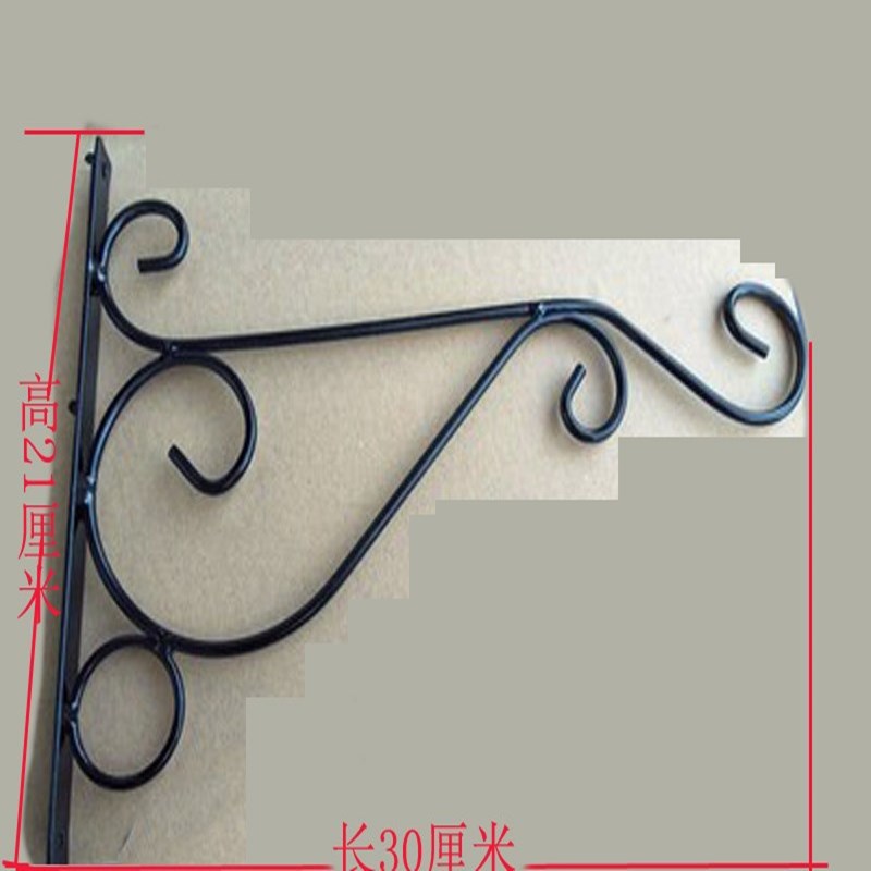 铁艺挂钩灯笼支架：点亮家门的时尚与实用神器，阳台壁挂新风尚！