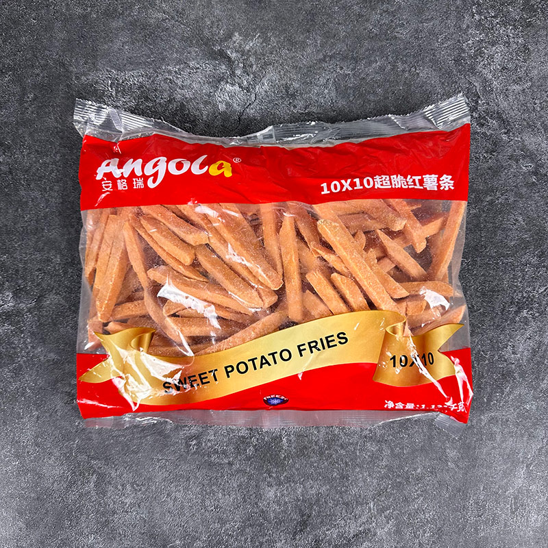 安格瑞粗红薯条：解冻即食的美味零食，让你停不下来！