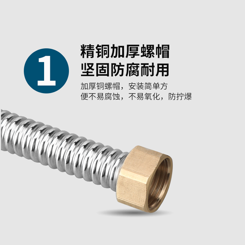 包邮进口KSS金属软管：厨房必备神器，轻松解决水管烦恼！️