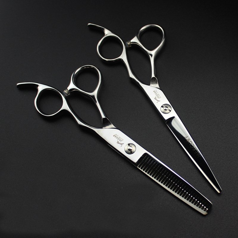 6寸理发剪刀套装：专业理发师的秘密武器，让你轻松变身造型大师！‍♂️✂️